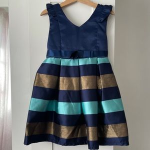 Navy Blue Girl Dress Size 5